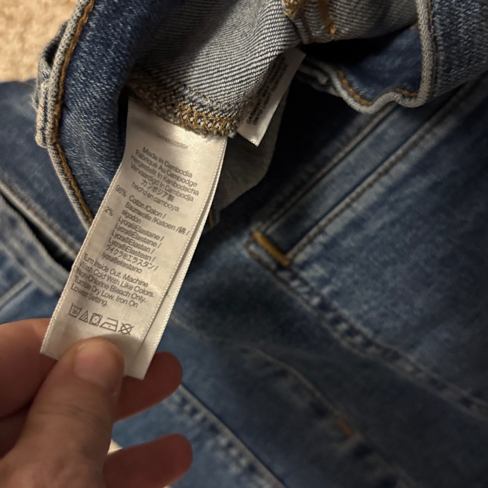 Madewell NWT❗️Midrise Kick Out Crop Denim Jeans - Picture 5 of 10